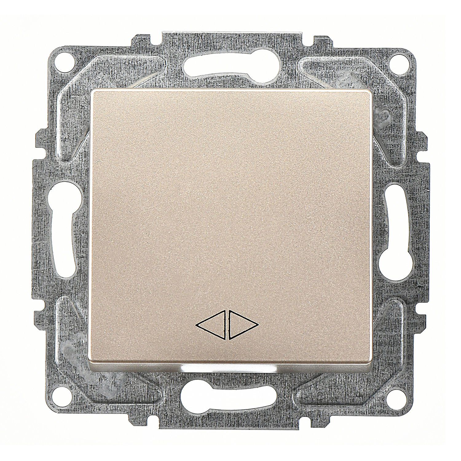 Günsan Eqona Metalik Bej Vidalı Permütatör Ara Vavien Anahtar - 10AX 250V