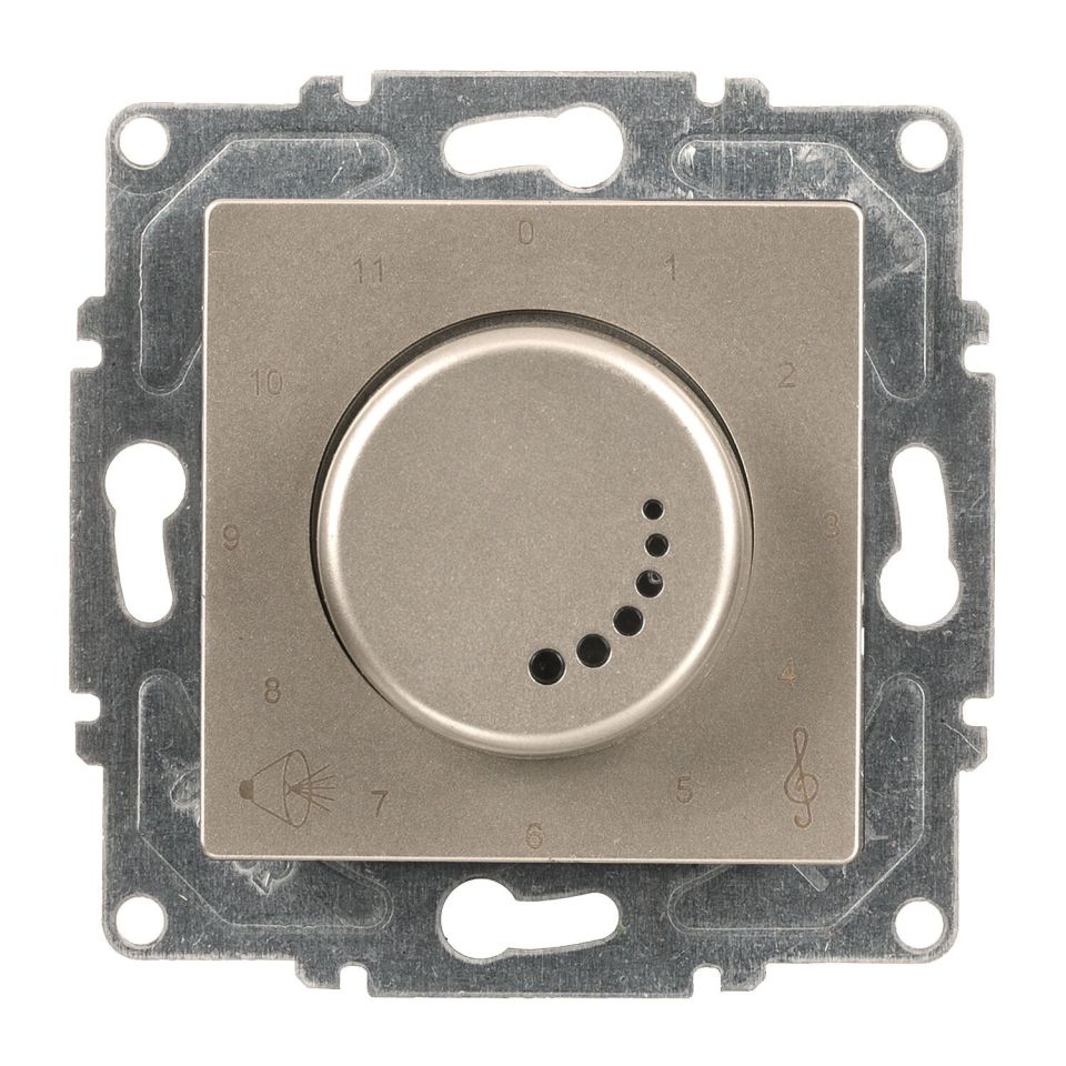 Günsan Eqona Metalik Bej Vidalı Müzik Yayın Anahtarı