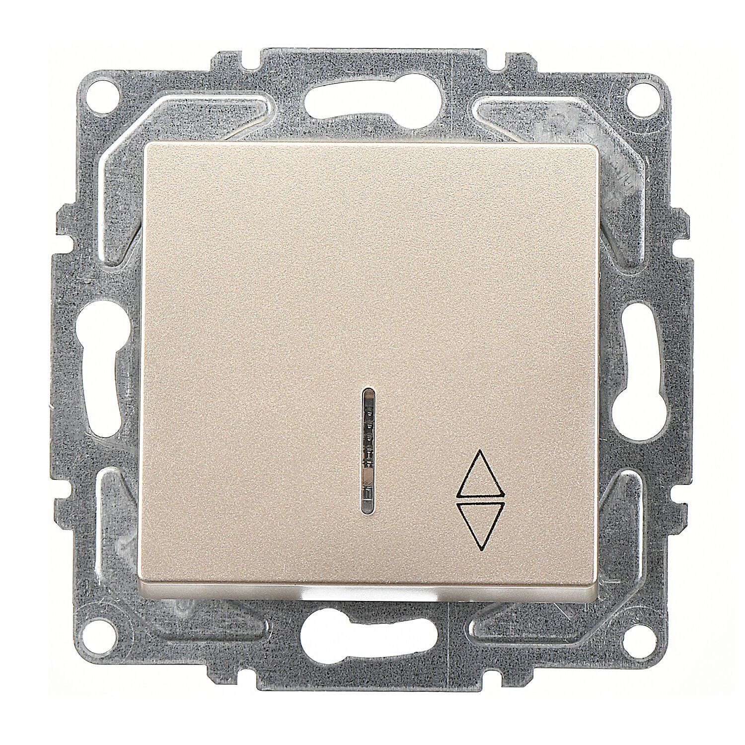 Günsan Eqona Metalik Bej Vidalı Eqona Işıklı Vavien Anahtar