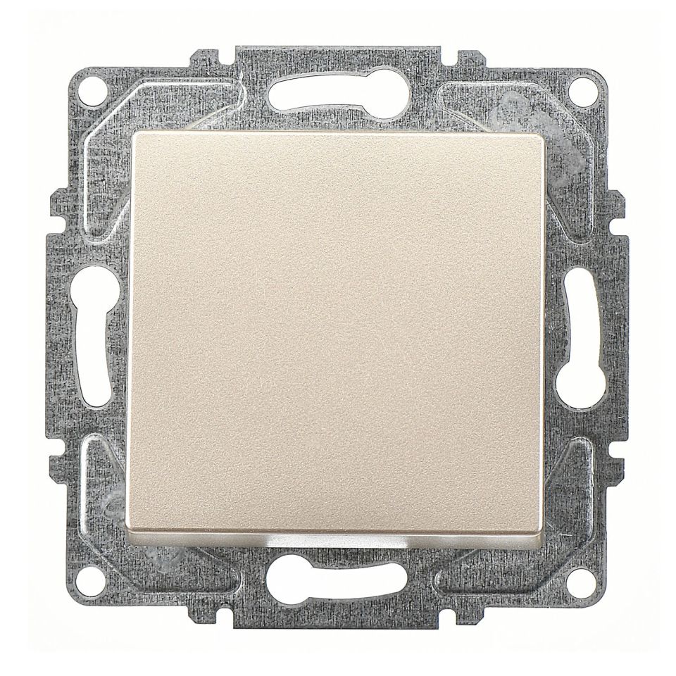 Günsan Eqona Metalik Bej Vidalı Anahtar - 10AX 250V