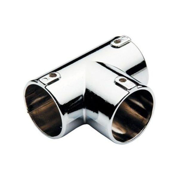 T Boru Flanşı Vidalı Krom Q25