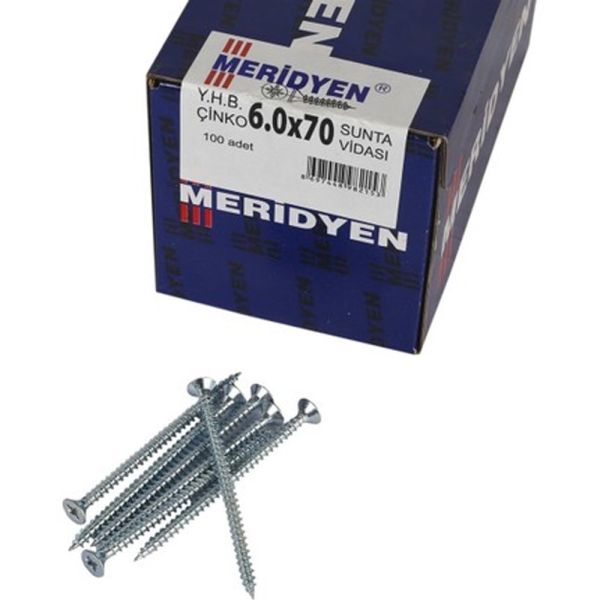 Sunta Vidası (Paket) 6x70mm-100Adet