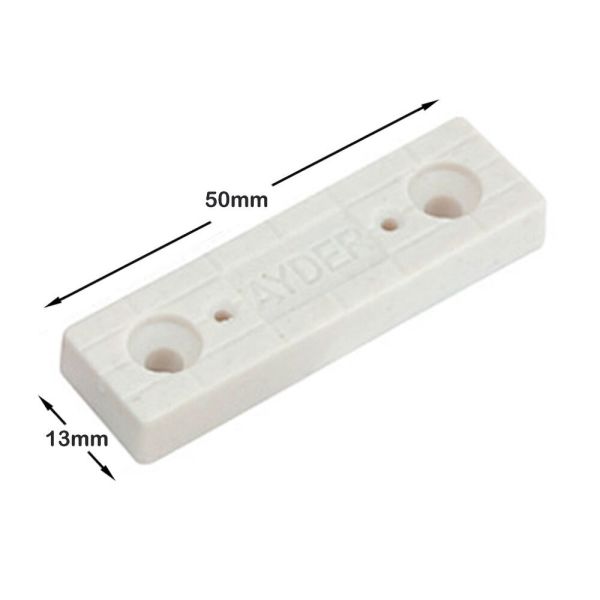 Baza Pabucu Plastik Beyaz ( 25 Adet )