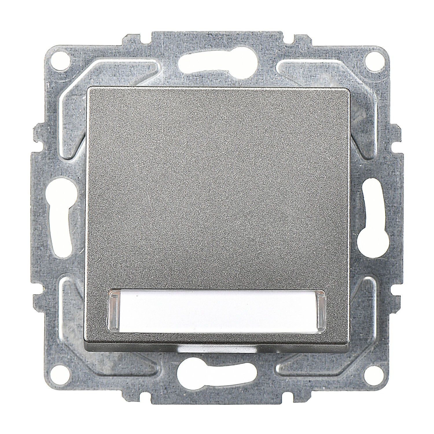 Günsan Eqona Füme Klipsli Eqona Işıklı Etiketli Zil Butonu 12V