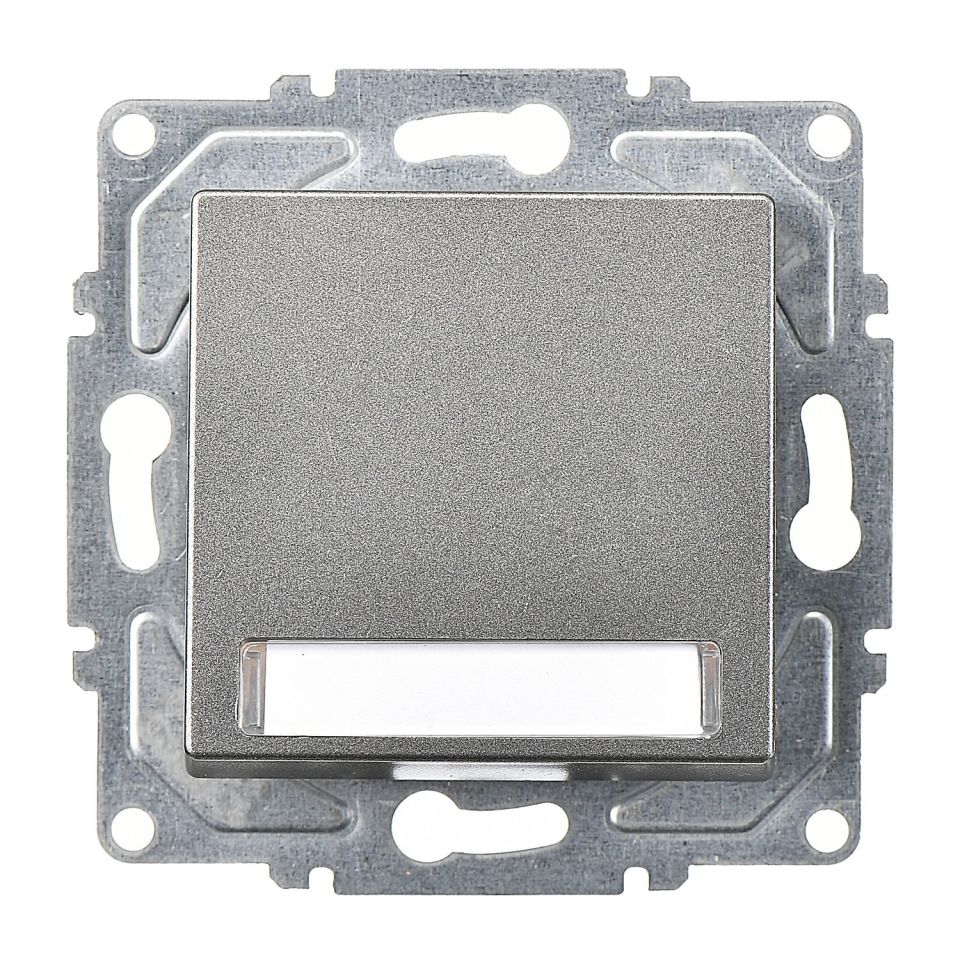 Günsan Eqona Füme Klipsli Eqona Işıklı Etiketli Zil Butonu 12V