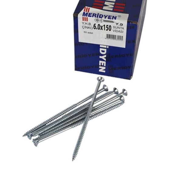 Sunta Vidası (Paket) 6x150mm-50Adet