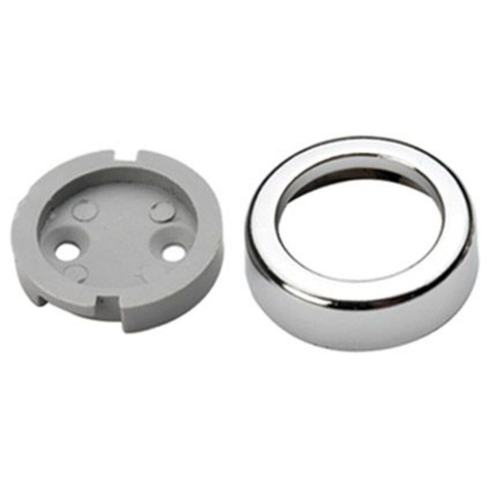 Metal Kapaklı Askı Flanşı Plastik Taban Q 25 ( 2 Adet ) Dolap İçi Düzenleyiciler Beyaz Kapaklı