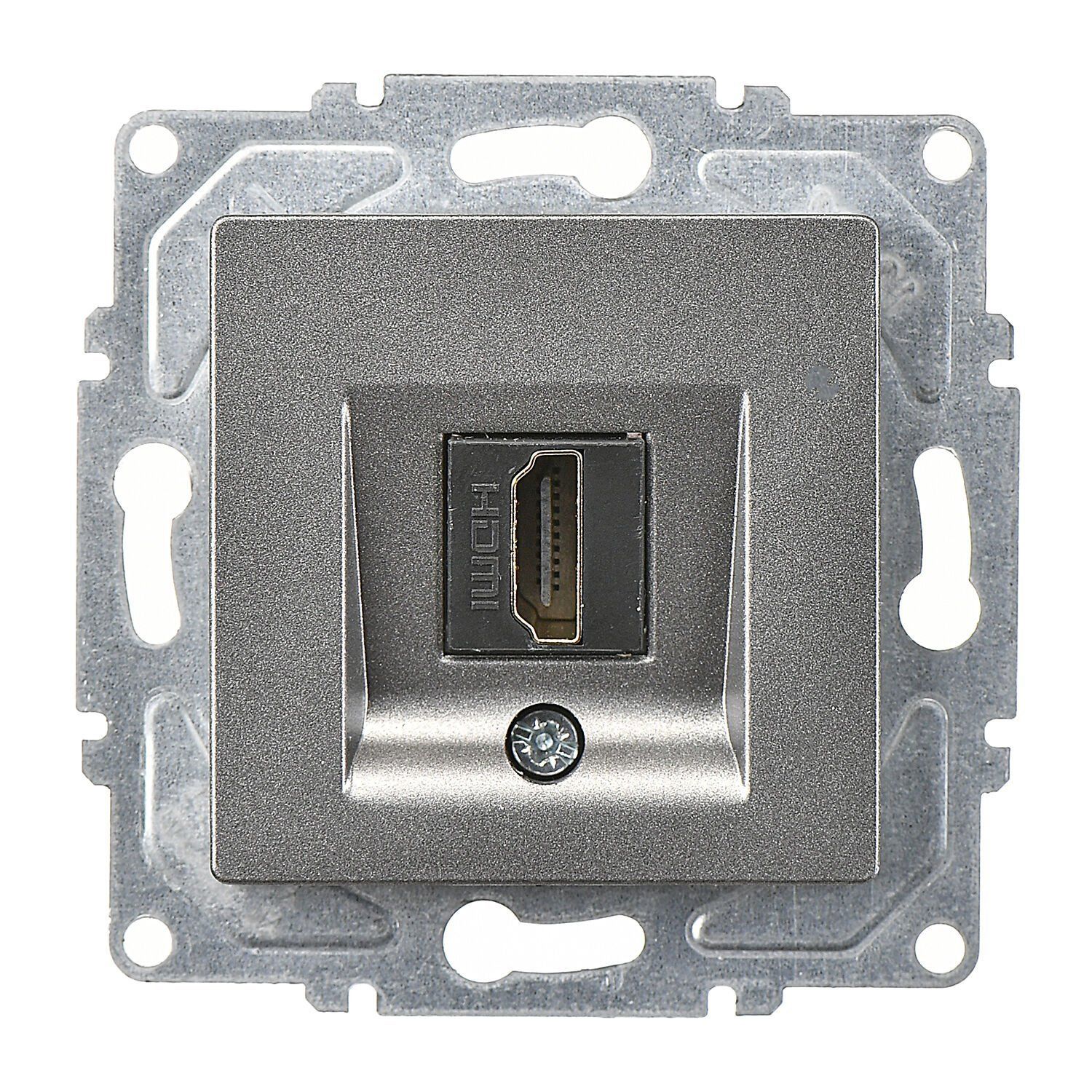 Günsan Eqona Füme Vidalı HDMI Prizi