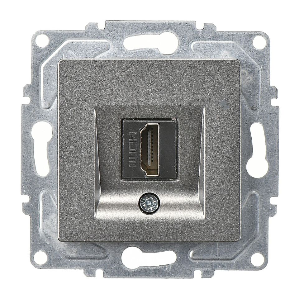 Günsan Eqona Füme Vidalı HDMI Prizi