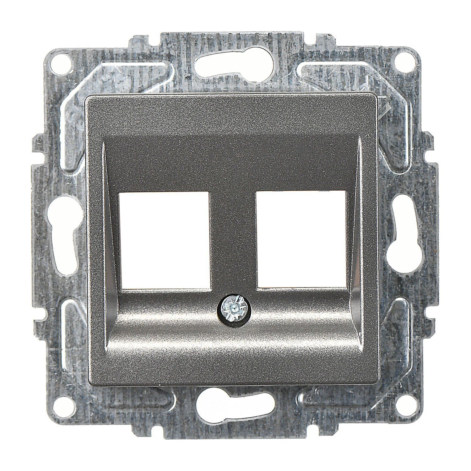 Günsan Eqona Füme Vidalı İkili Data Priz - Jaksız