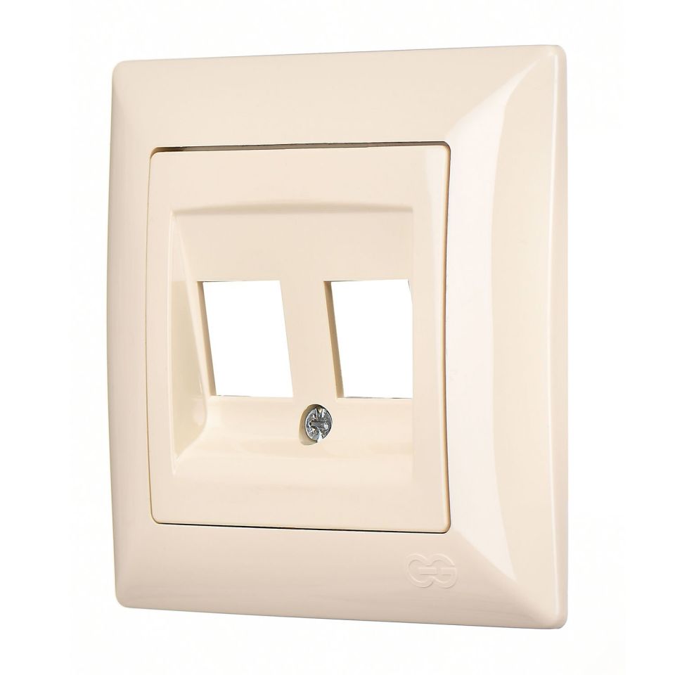 Günsan Visage İkili Data Prizi (Jaksız) Krem