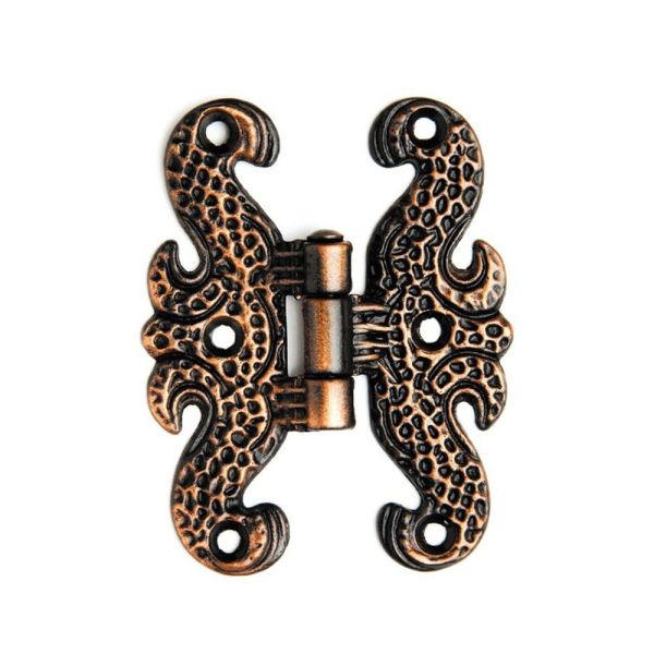 Kelebek Menteşe Büyük Antik Bakır 70 Mm ( 2 Adet )