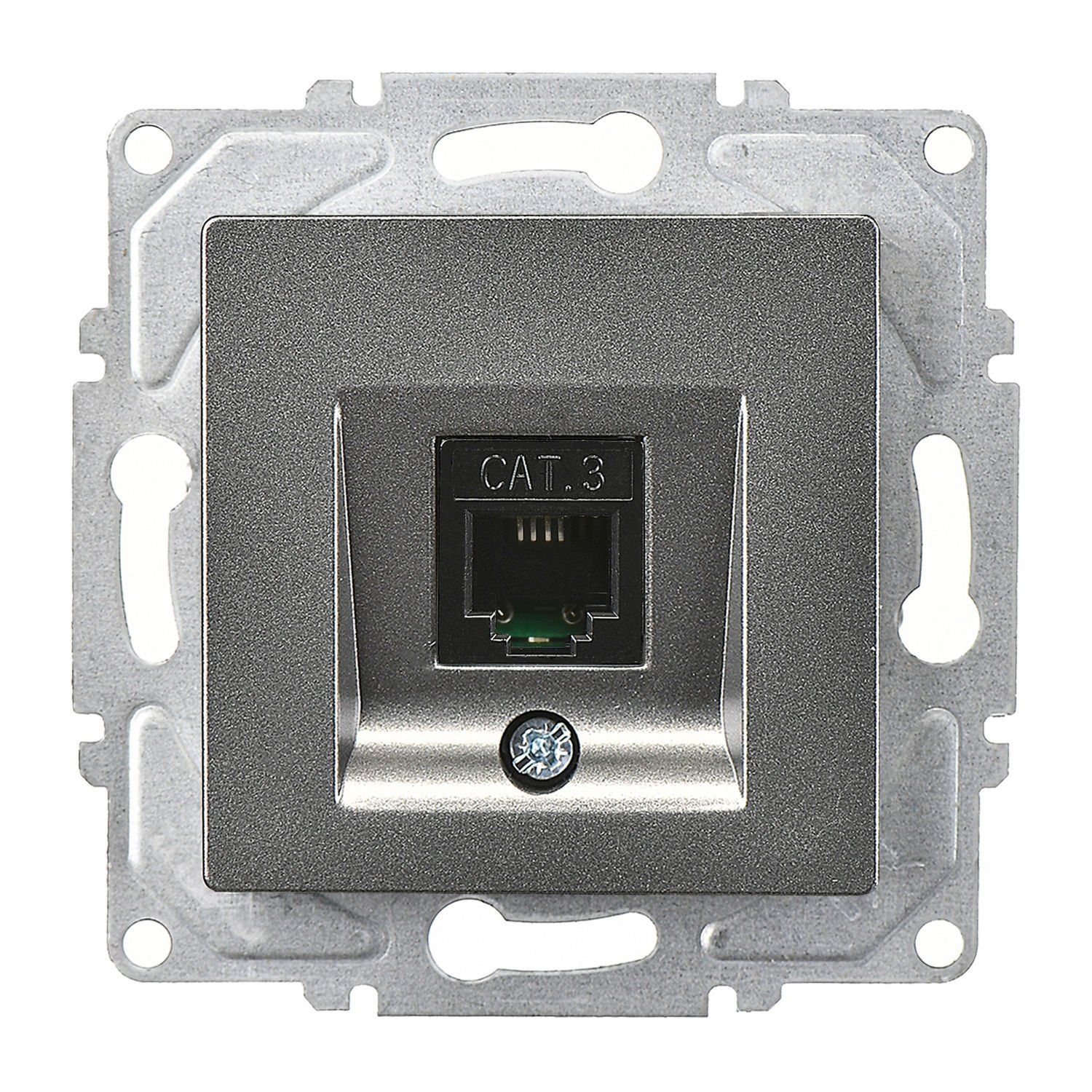 Günsan Valta Eqona Nümeris Telefon Prizi (Cat3)  Füme