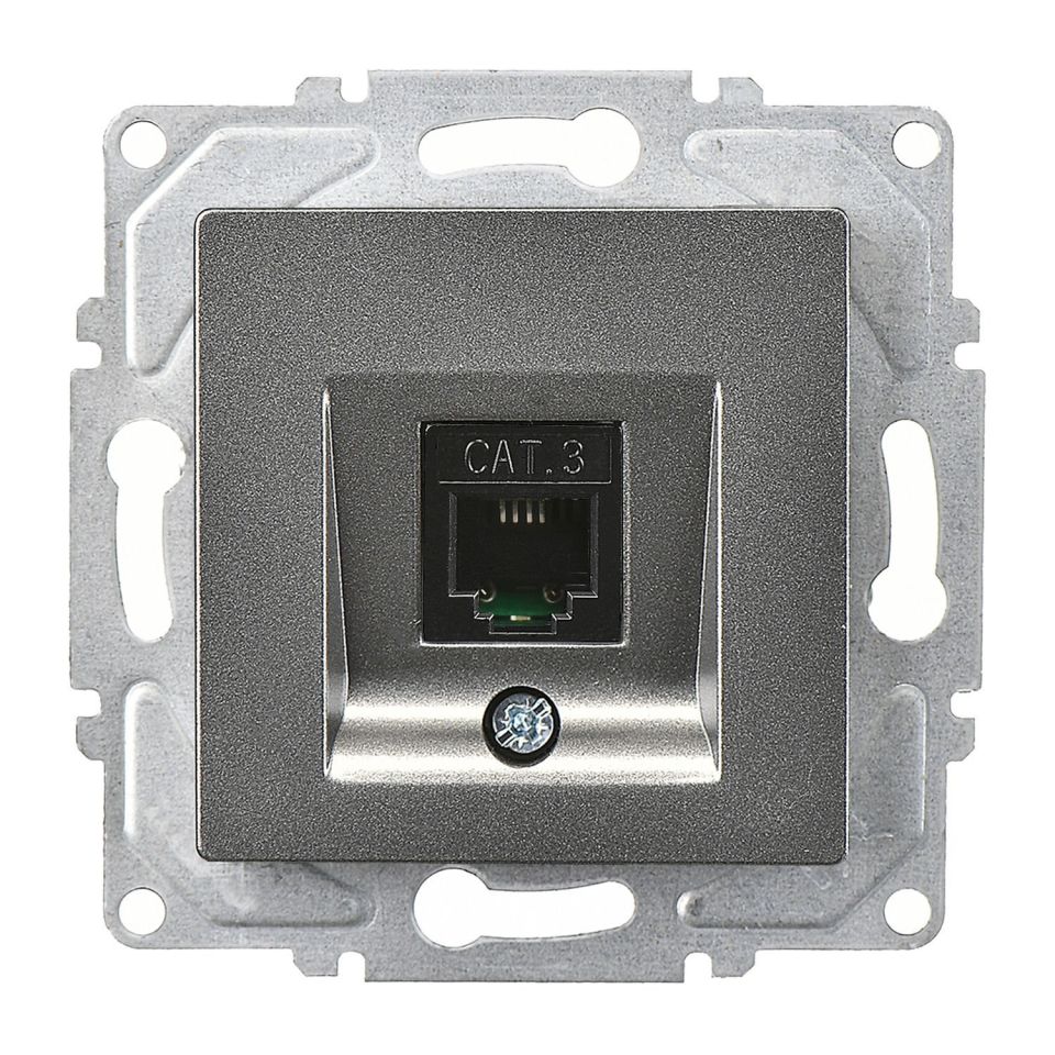 Günsan Valta Eqona Nümeris Telefon Prizi (Cat3)  Füme