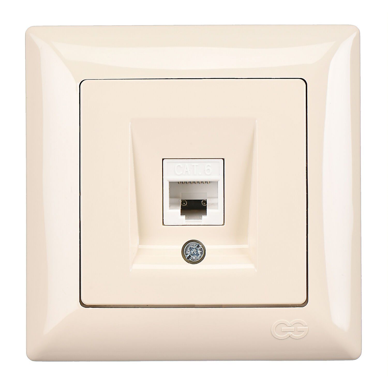 Günsan Visage Tekli Data Prizi (RJ45 Cat6) Krem