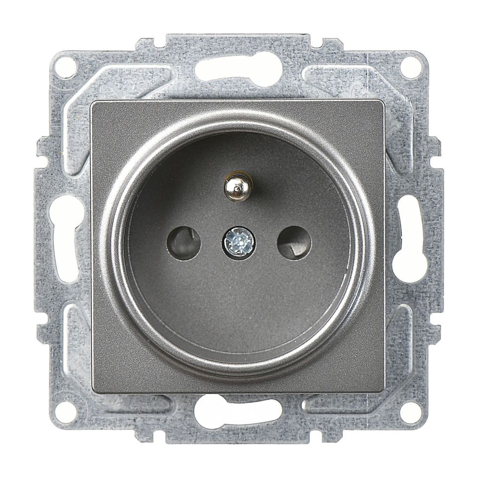 Günsan Eqona Füme Çocuk Korumalı UPS Priz- 16A 250V - Vidalı