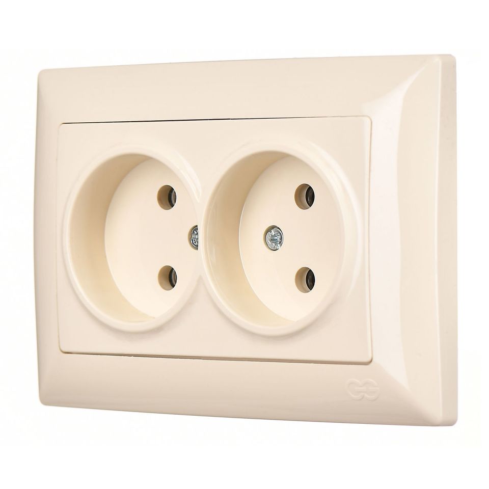 Günsan Visage İkili Priz Krem