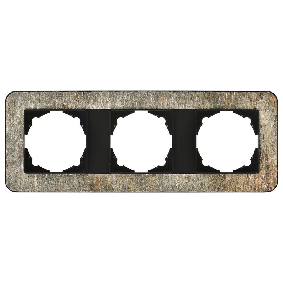 Günsan Radius Mocha & Silver Gold Üçlü Çerçeve