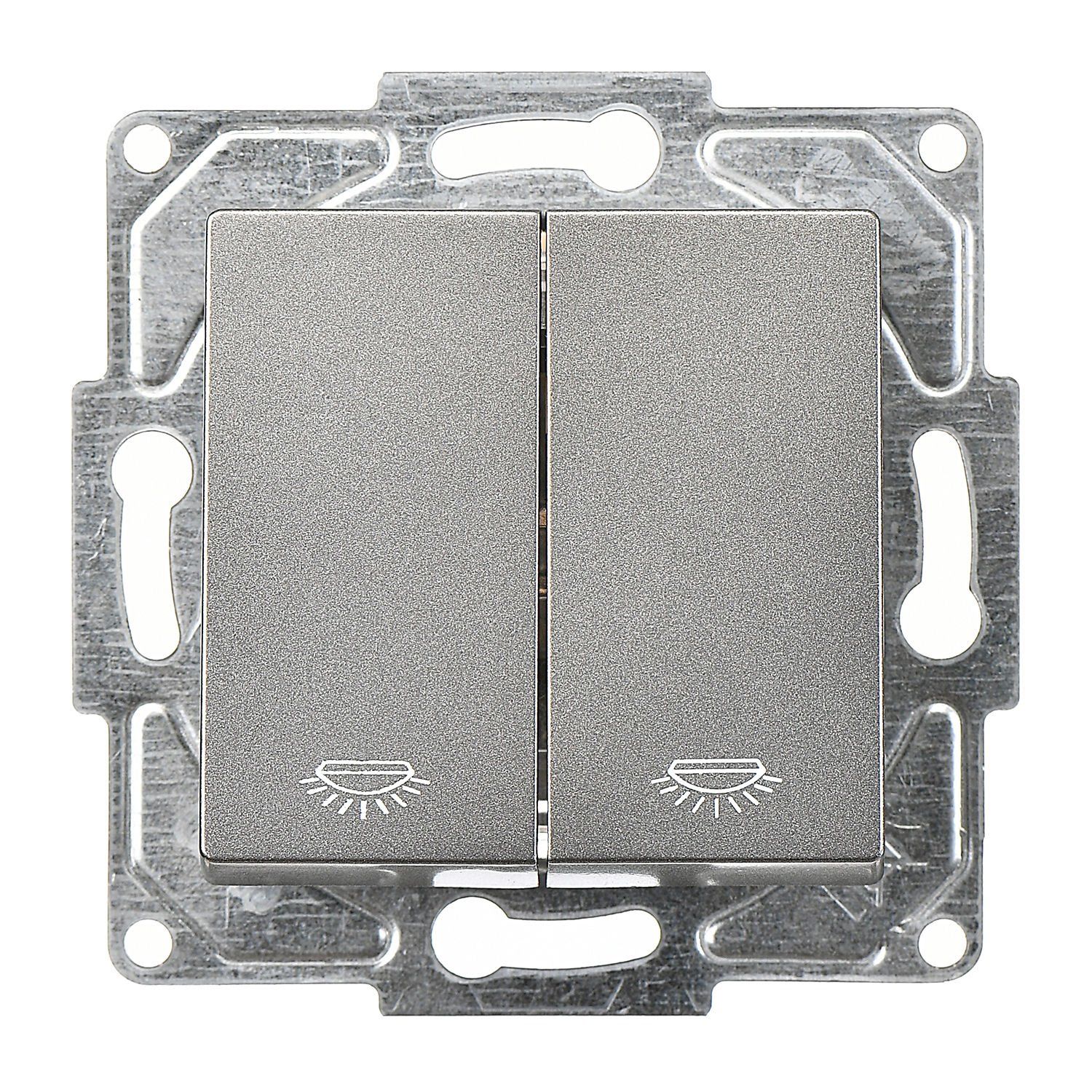 Günsan Eqona Füme Vidalı Komütatör Liht Anahtar 10AX 250V