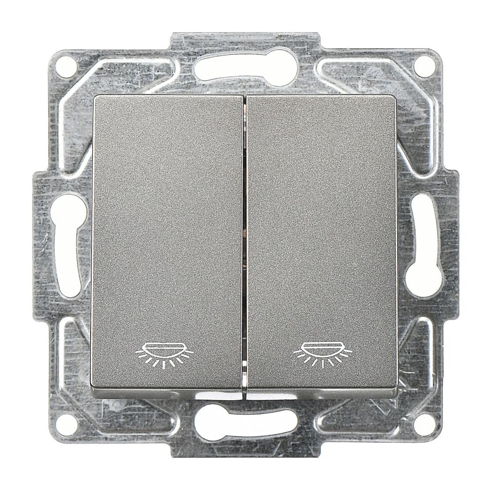 Günsan Eqona Füme Vidalı Komütatör Liht Anahtar 10AX 250V