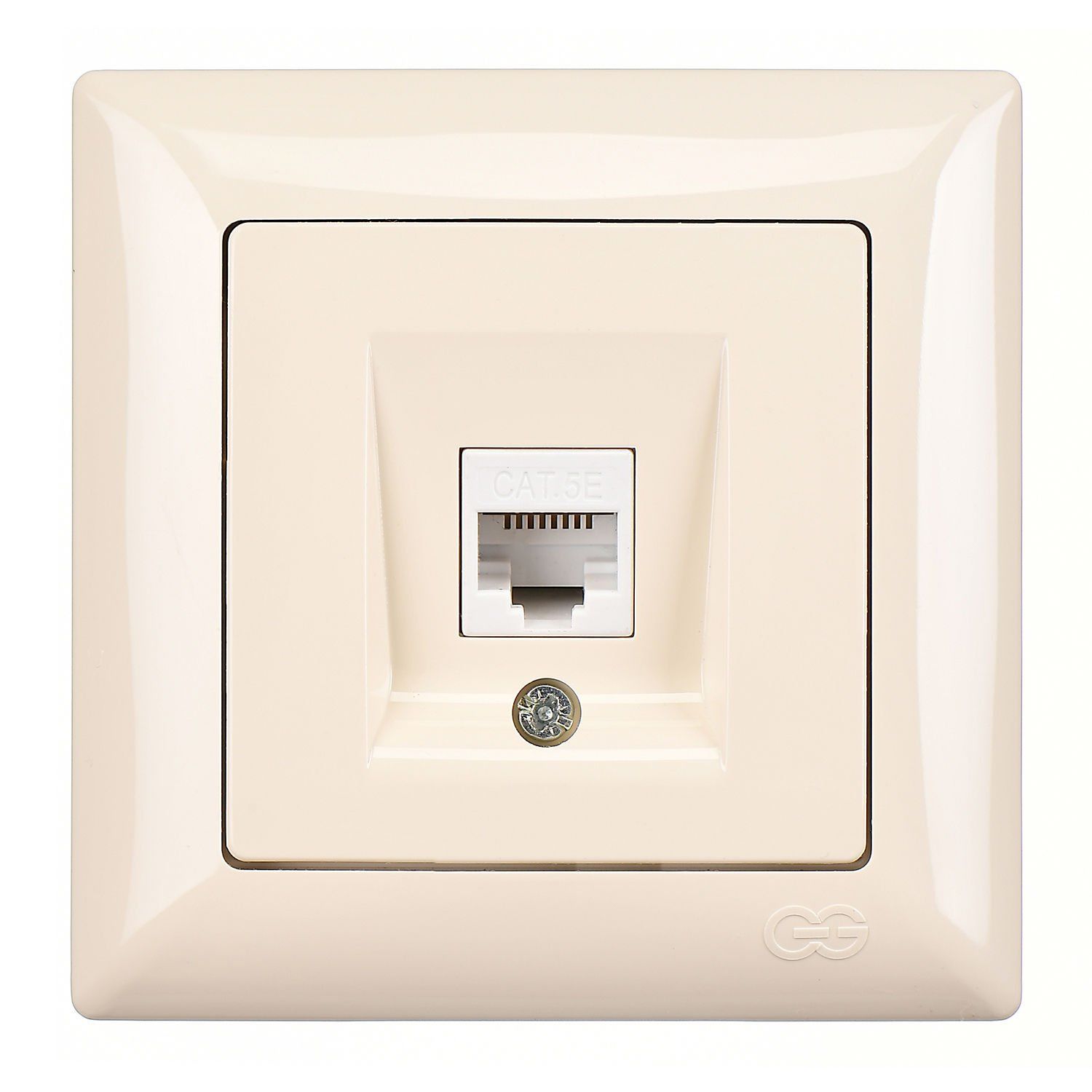 Günsan Visage Tekli Data Prizi (RJ45 Cat5E) Krem