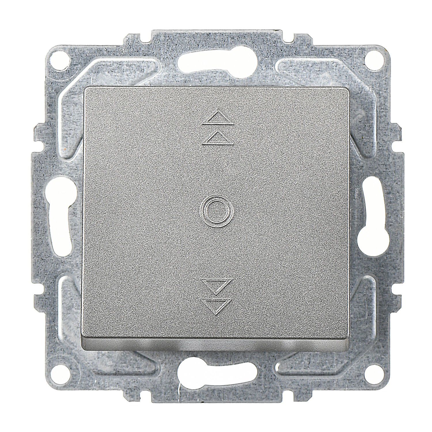 Günsan Eqona Füme Vidalı Jaluzi Kumanda Anahtarı - Tek Düğmeli 10AX 250V