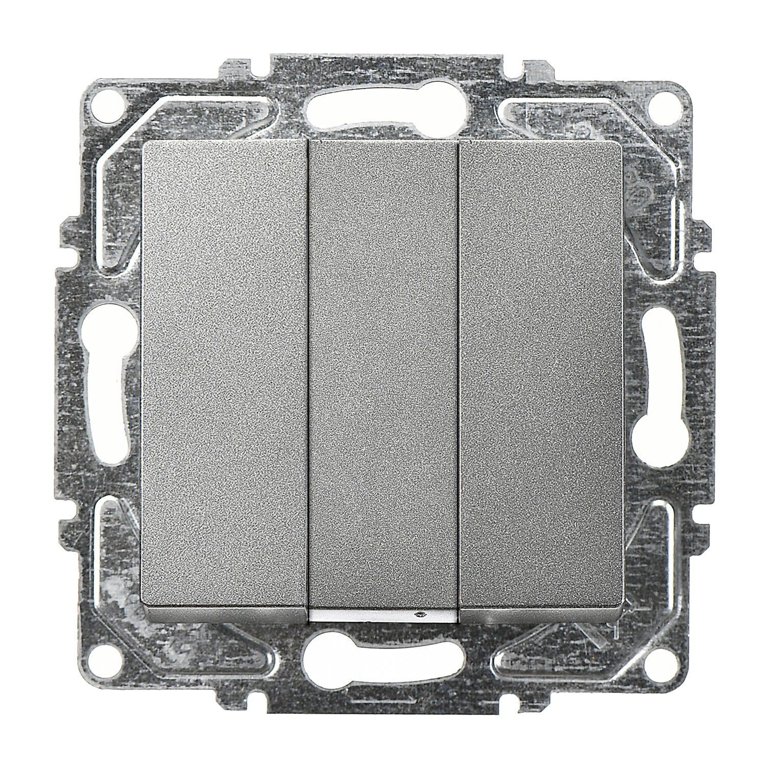 Günsan Eqona Füme Vidalı Üçlü Anahtar 10AX 250V