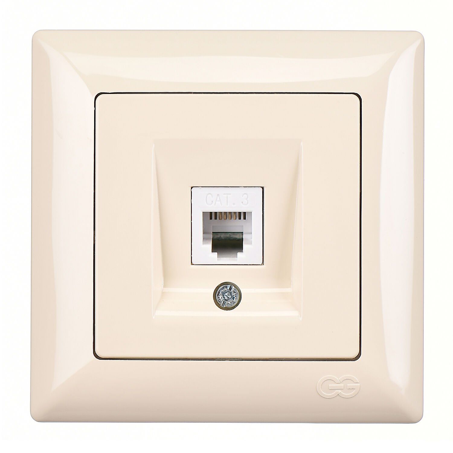 Günsan Visage Nümeris Telefon Prizi (Cat3) Krem