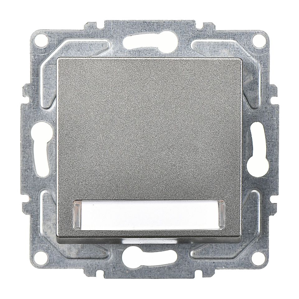 Günsan Eqona Füme Vidalı Eqona Işıklı Etiketli Zil Butonu 12V