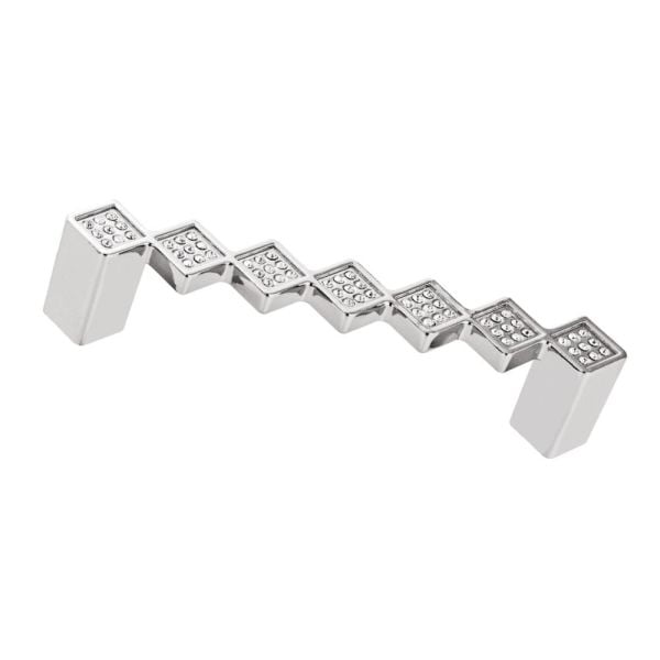 1076 Üçgen 128 Mm Krom Mobilya Kulbu