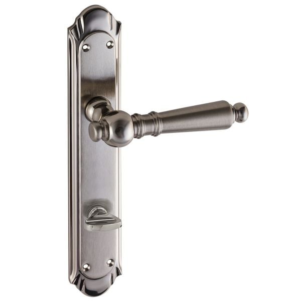 Gürz Saten Nikel Aynalı Wc Kapı Kolu