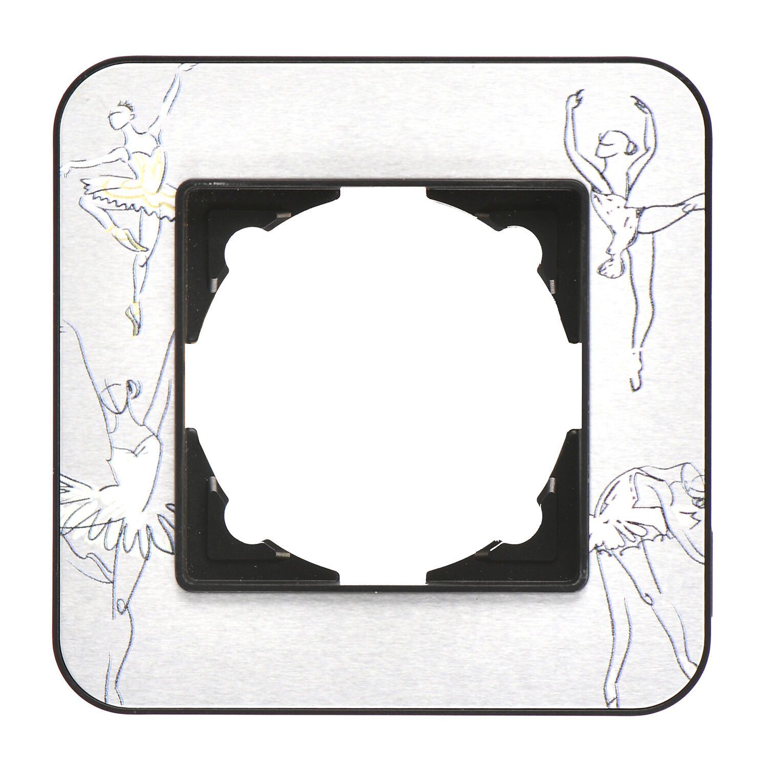 Günsan Radius Metalik Siyah & Pretty Ballerina Tekli Çerçeve