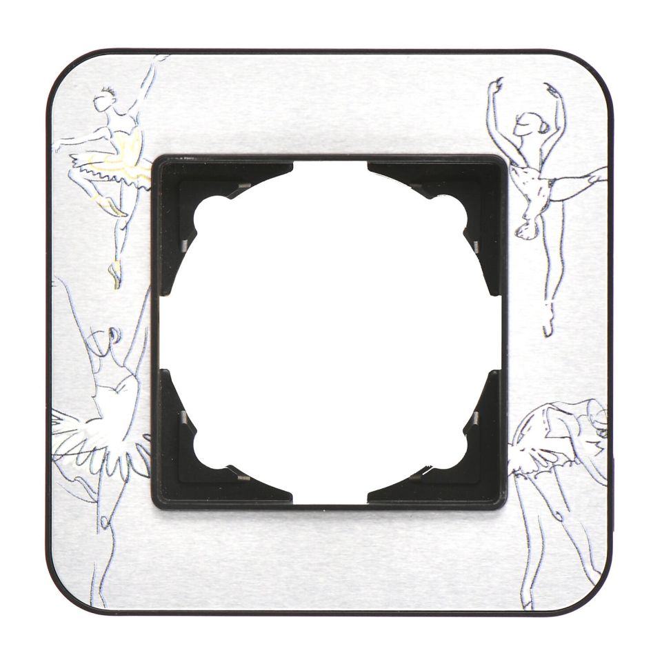 Günsan Radius Metalik Siyah & Pretty Ballerina Tekli Çerçeve