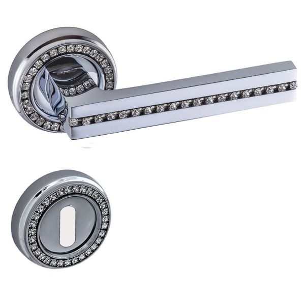 Sedef Krom Rozetli Kapı Kolu Rozetli Oda (TK)