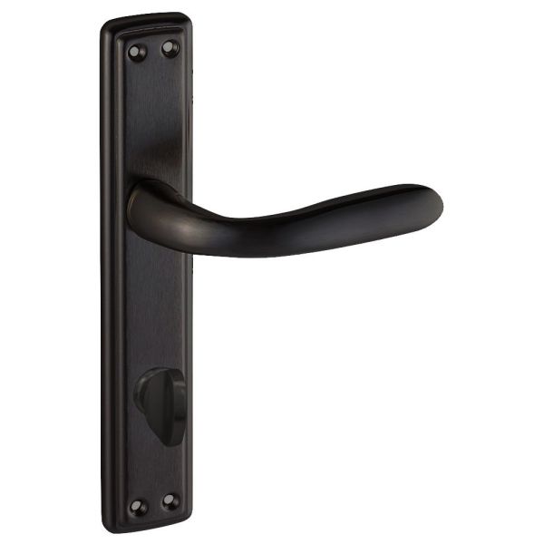 Doğanlar Bora Mat Siyah Kapı Kolu Aynalı Wc (tk)