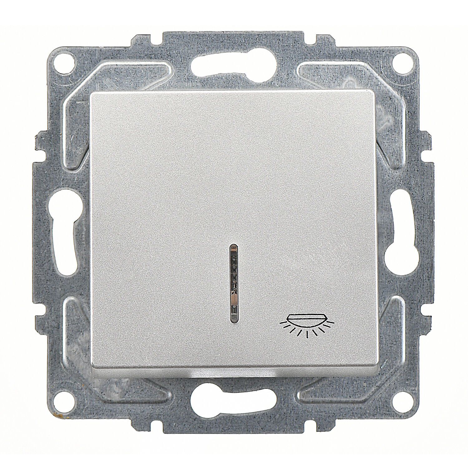 Günsan Eqona Gümüş Klipsli Eqona Işıklı Liht Anahtar