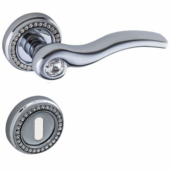 Dilek Krom Rozetli Kapı Kolu Rozetli Oda (tk)