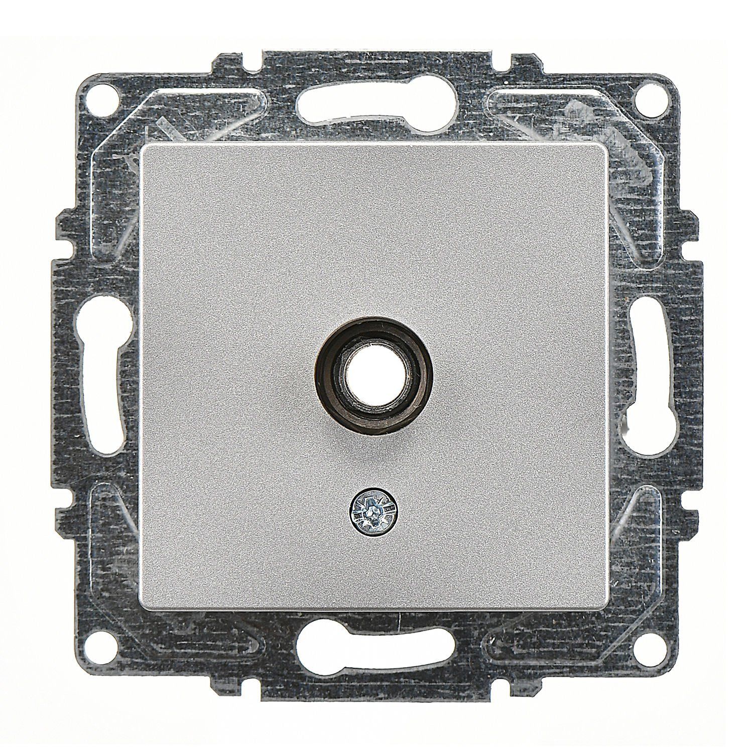 Günsan Eqona Gümüş Vidalı Mikrofon Prizi