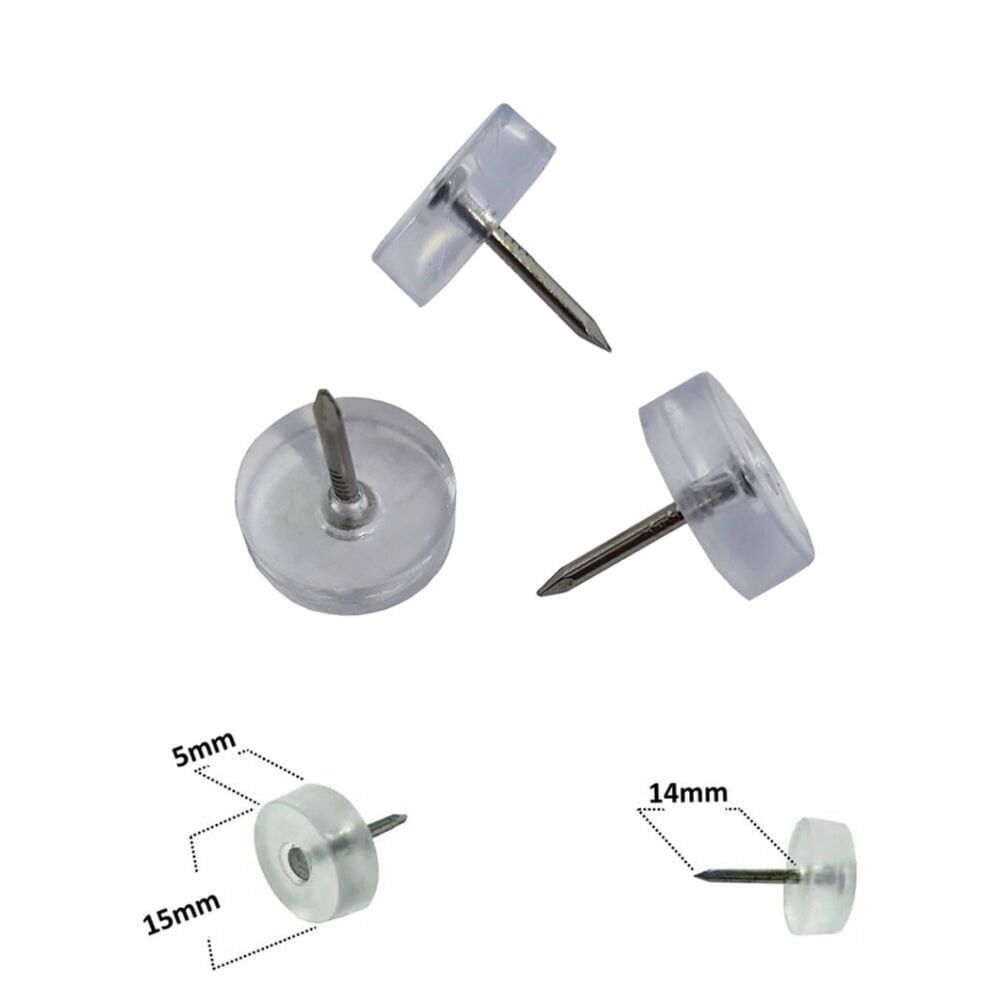 Çivili Poligrid Şeffaf ( 25 Adet )