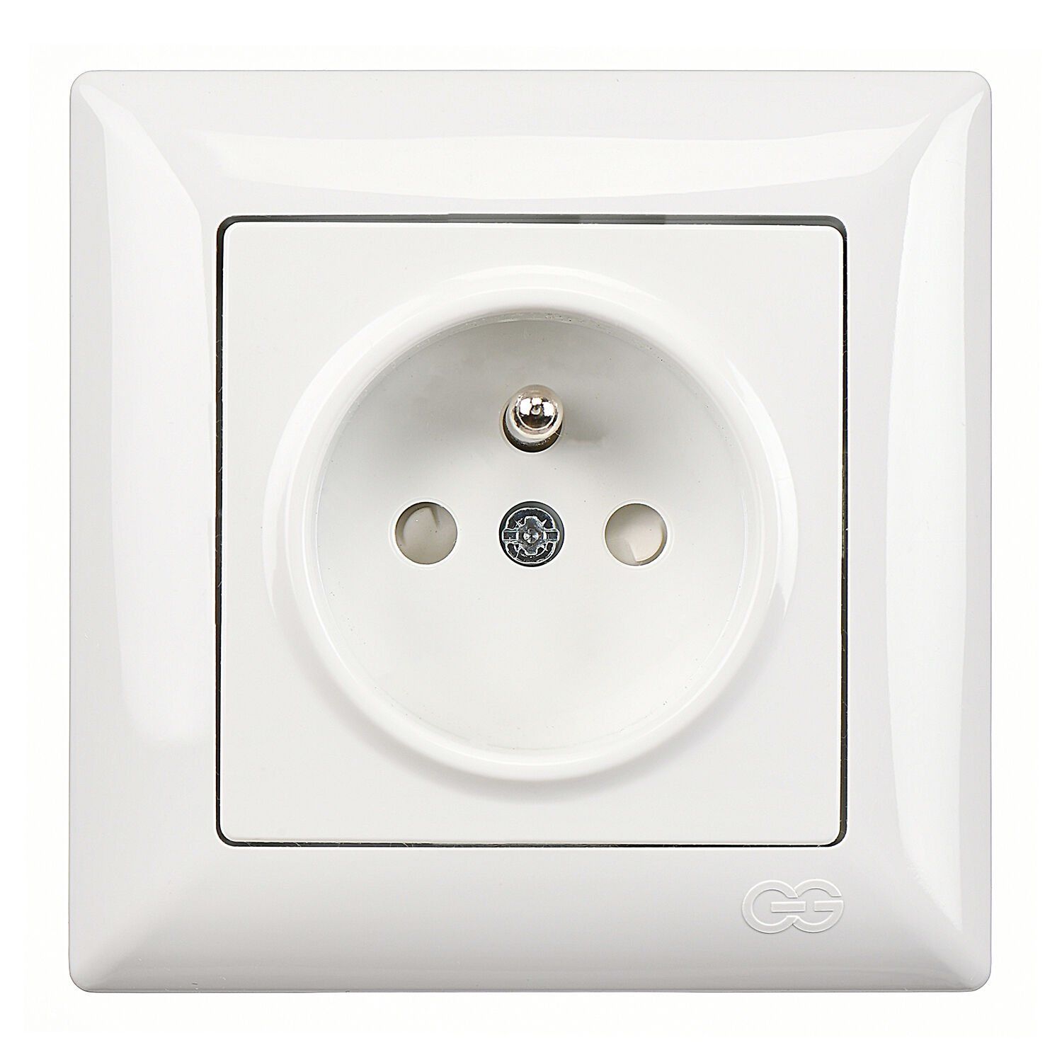 Günsan Visage Çocuk Korumalı UPS Priz (klipsli) Beyaz