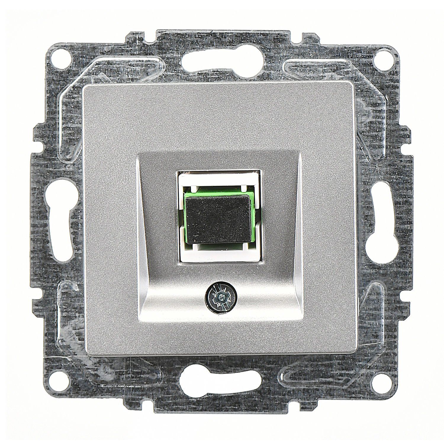 Günsan Eqona Gümüş Vidalı Fiber Optik Data Prizi