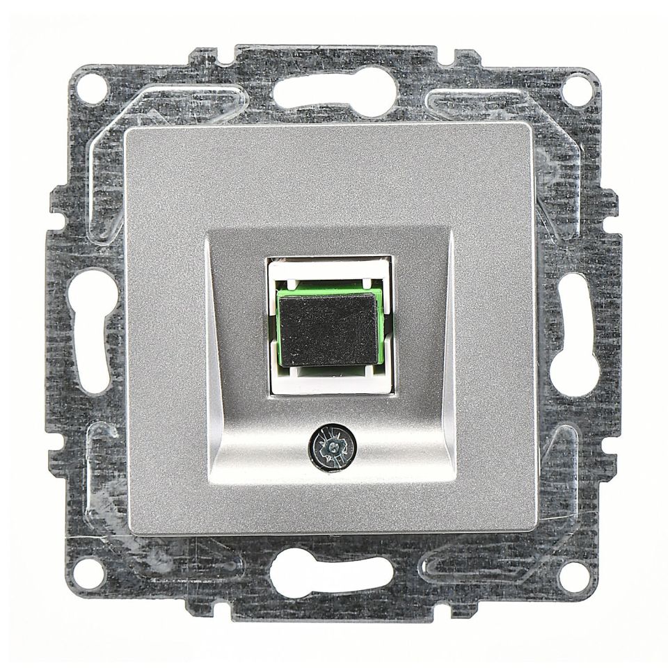 Günsan Eqona Gümüş Vidalı Fiber Optik Data Prizi