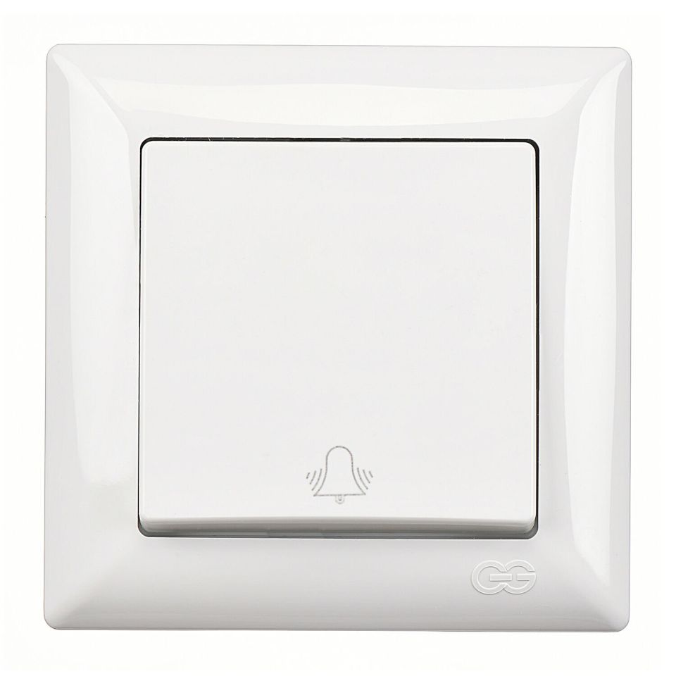 Günsan Visage Zil Butonu (klipsli) Beyaz