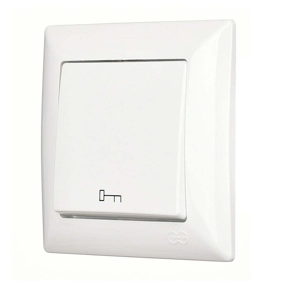 Günsan Visage Kapı Otomatiği (klipsli) Beyaz