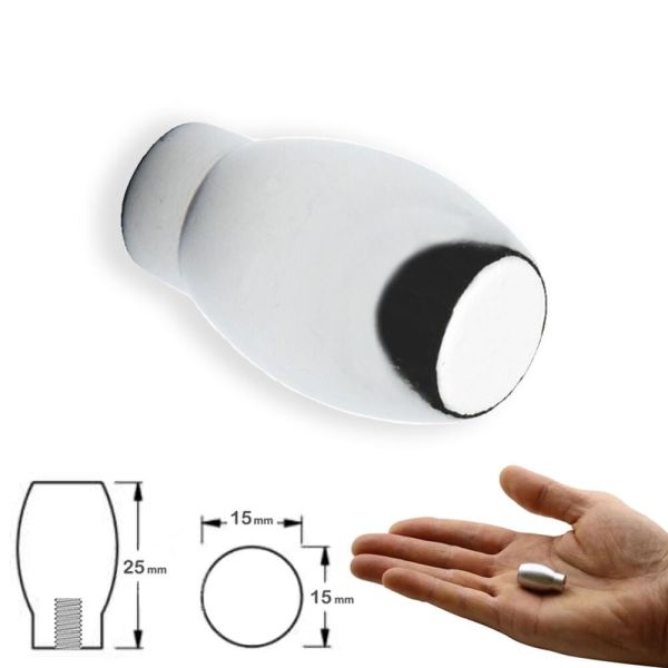 Mermi Düğme Kulp Krom