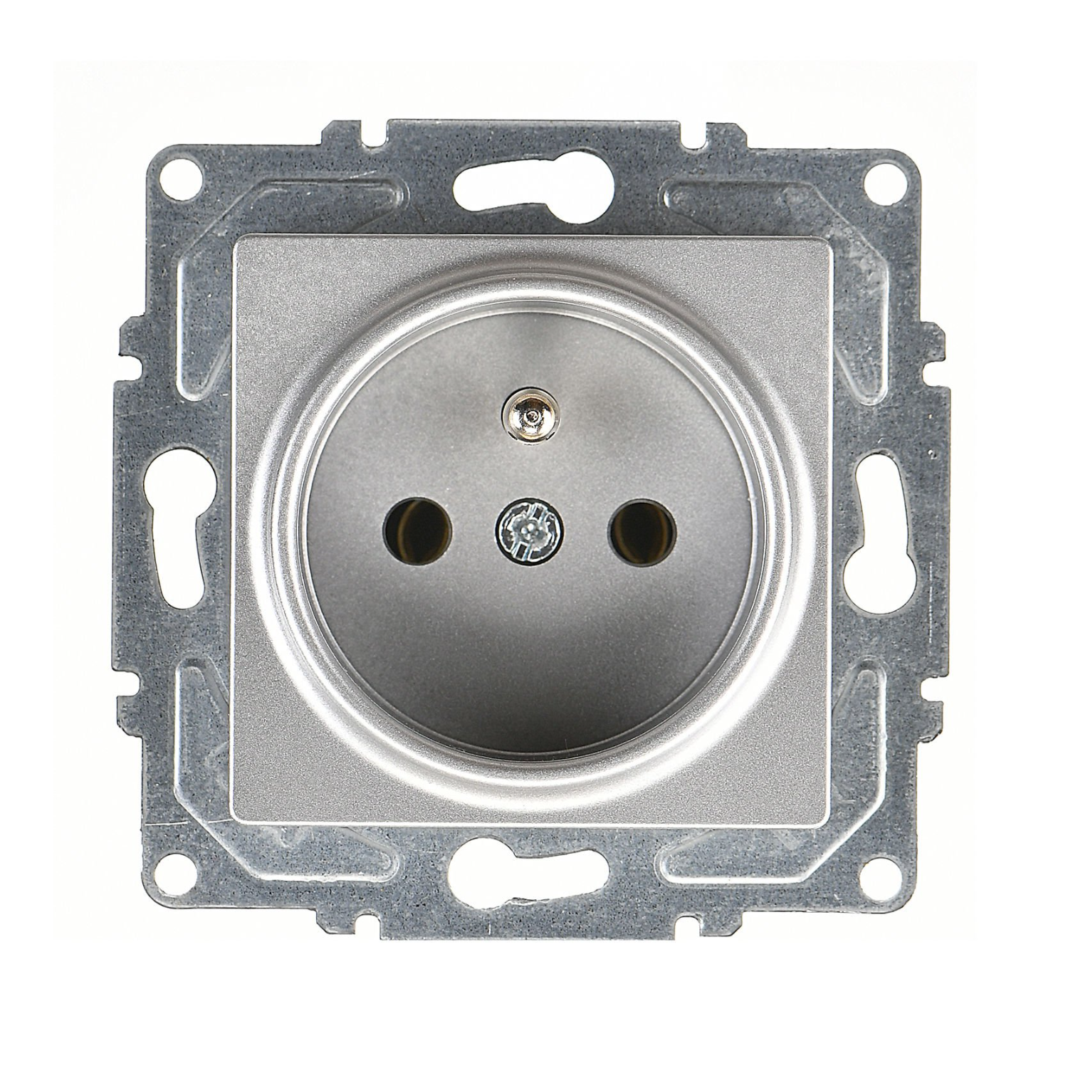 Günsan Eqona Gümüş UPS Priz - 16A 250V - Vidalı