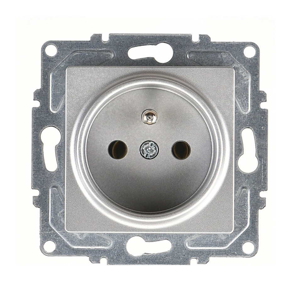 Günsan Eqona Gümüş UPS Priz - 16A 250V - Vidalı