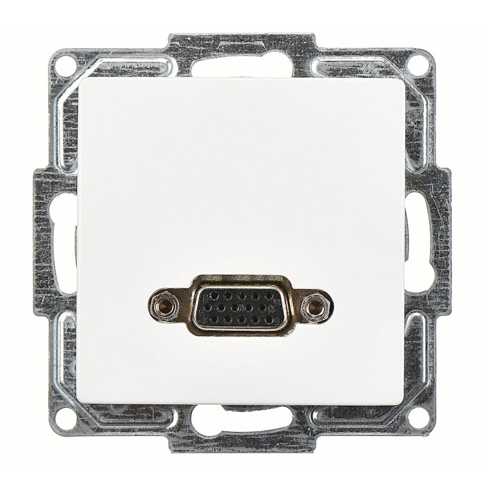 Günsan Visage Vidalı Beyaz VGA Prizi