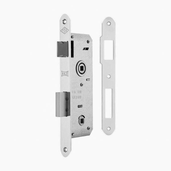 WC Kilidi 45 MM Oval Dar Ayna İç Kapı Gömme Kilidi 149RWC