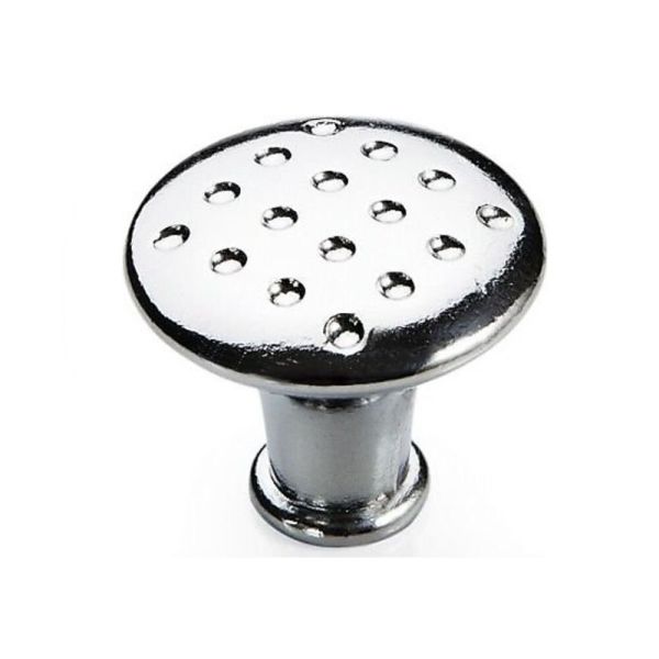 Noktlı Düğme Kulp Krom